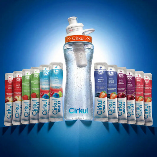 22oz. Plastic Bottle, LifeSip® Fruit Punch, & 18pk Cirkul® Singles
